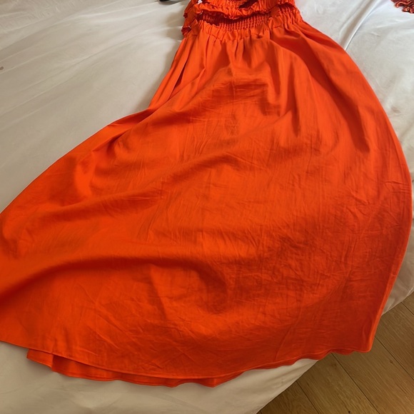 Orange long dress - Picture 3 of 8